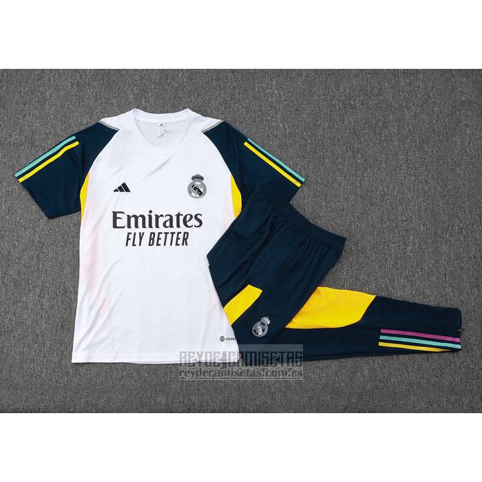 Chandal del Real Madrid Manga Corta 2023-2024 Blanco
